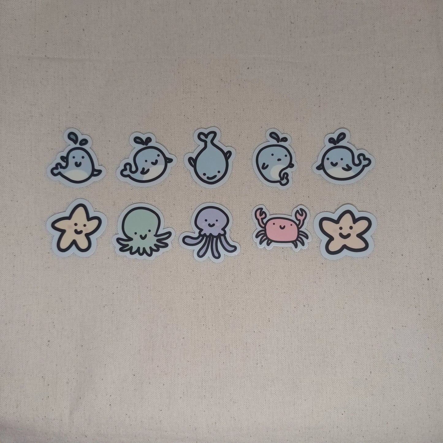 Sticker Mini Ocean Creatures