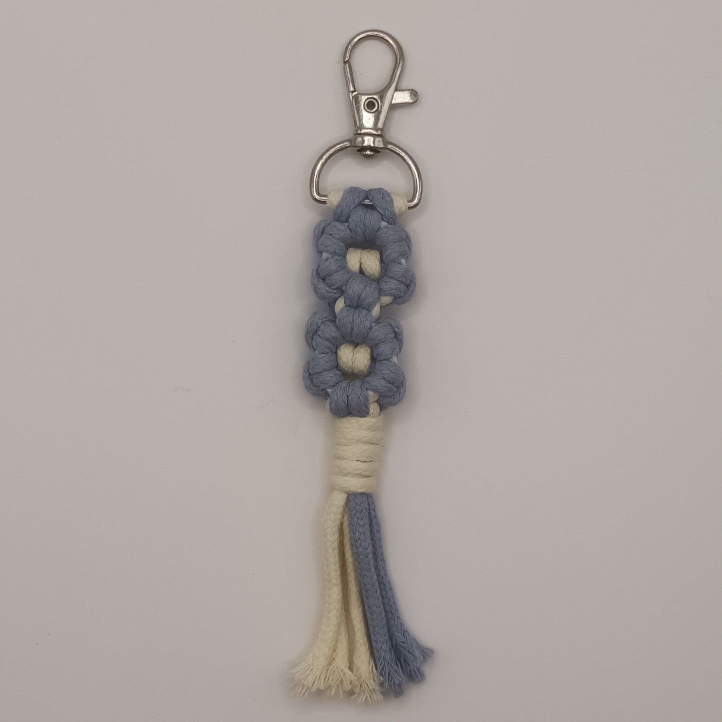 Macrame Flower Keychain