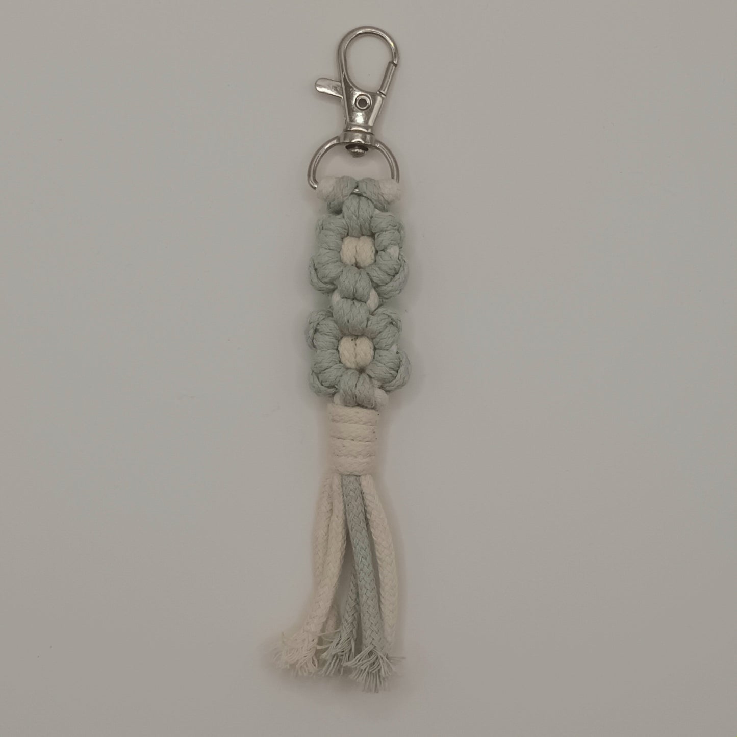 Macrame Flower Keychain