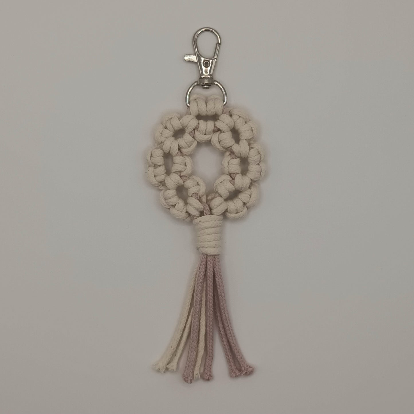 Macrame Flower Reef Keychain (rope)