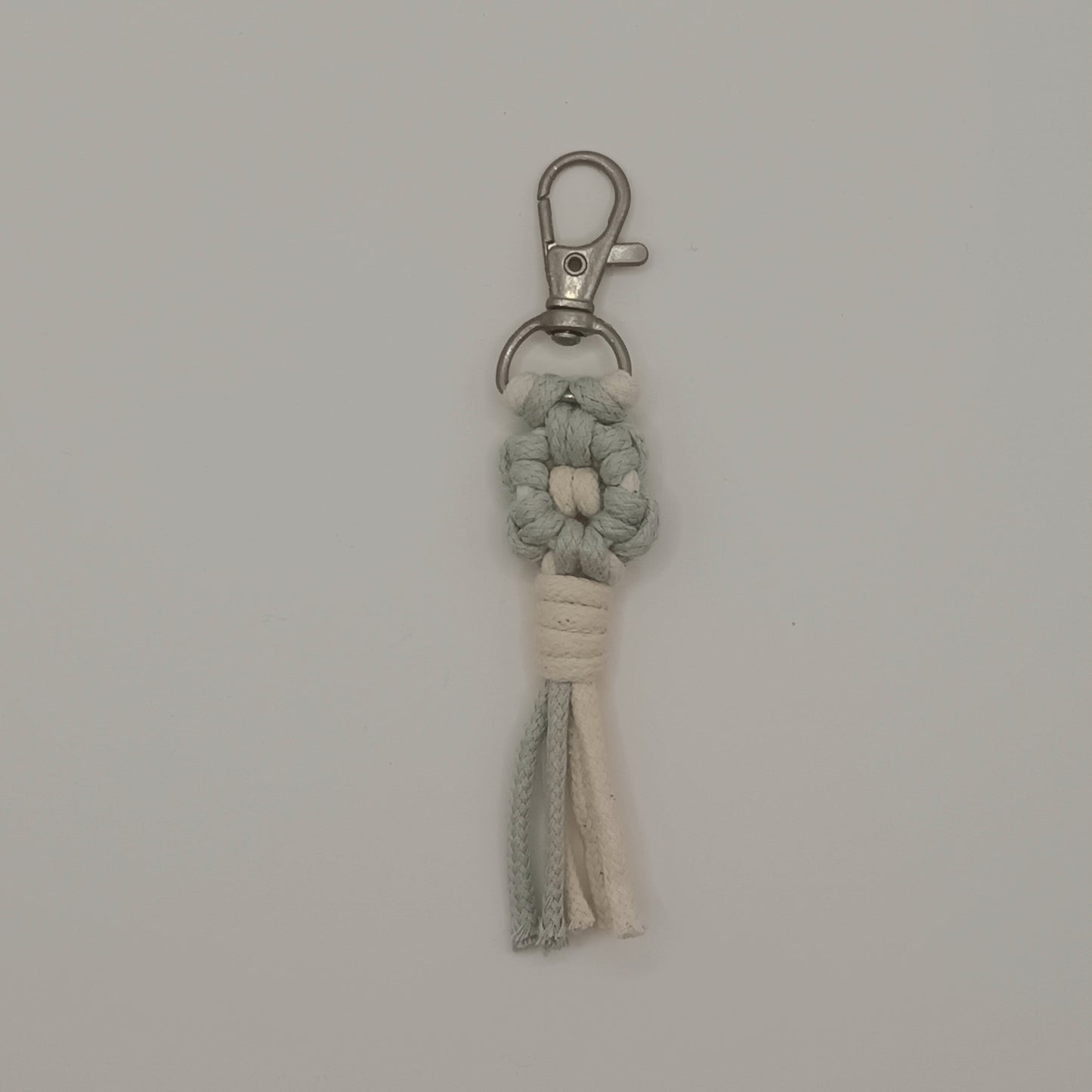 Macrame Flower Keychain
