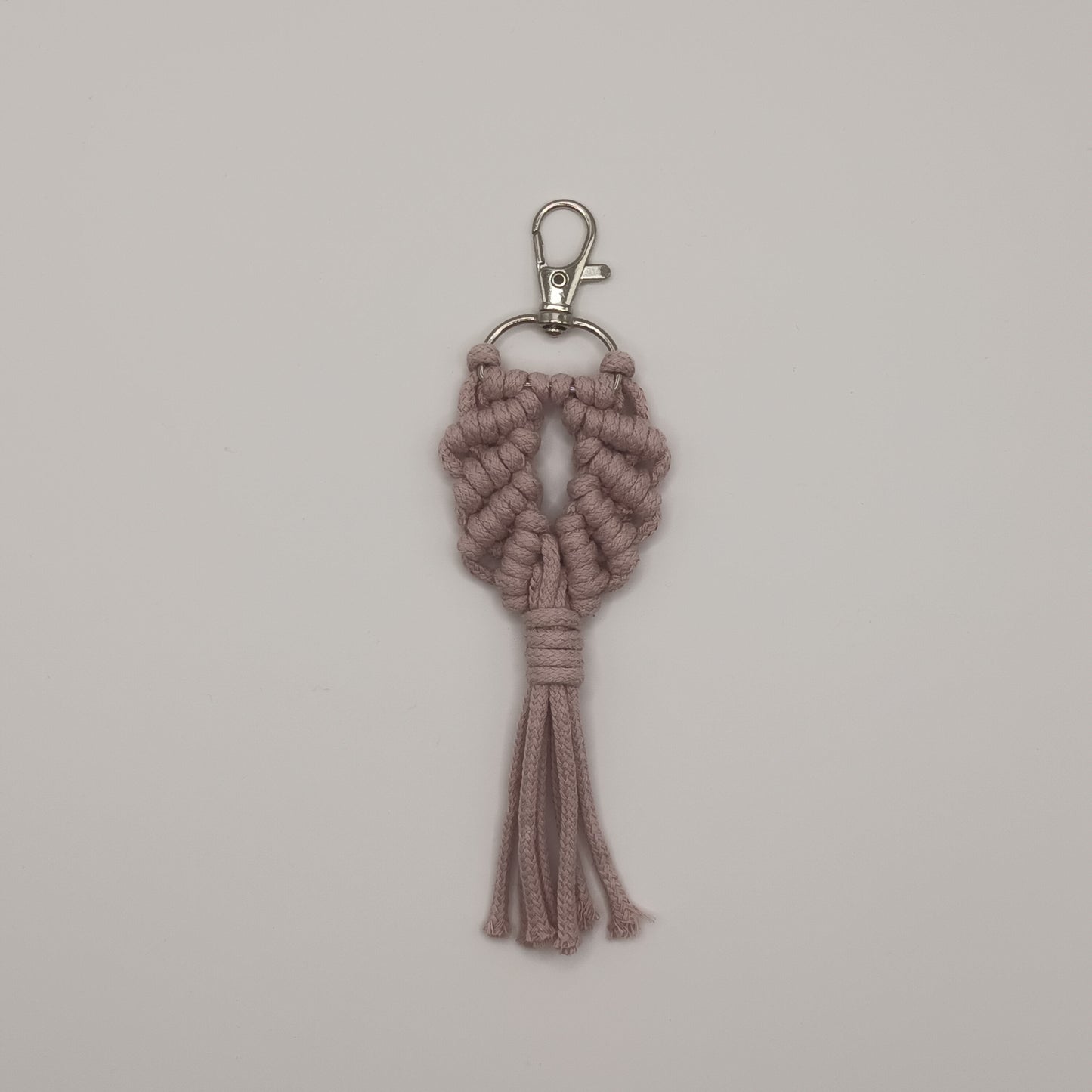 Macrame Leaf Keychain (rope)