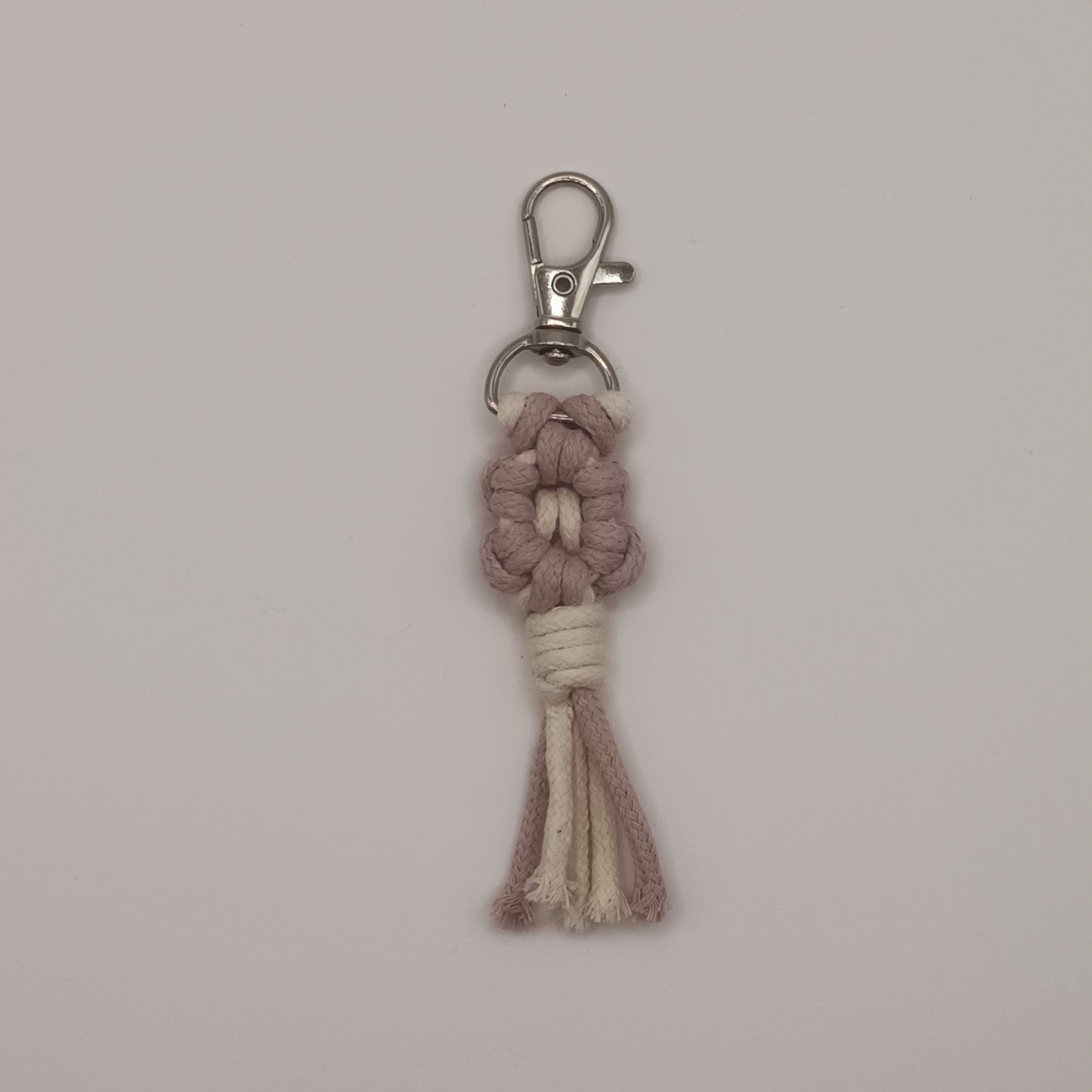 Macrame Flower Keychain