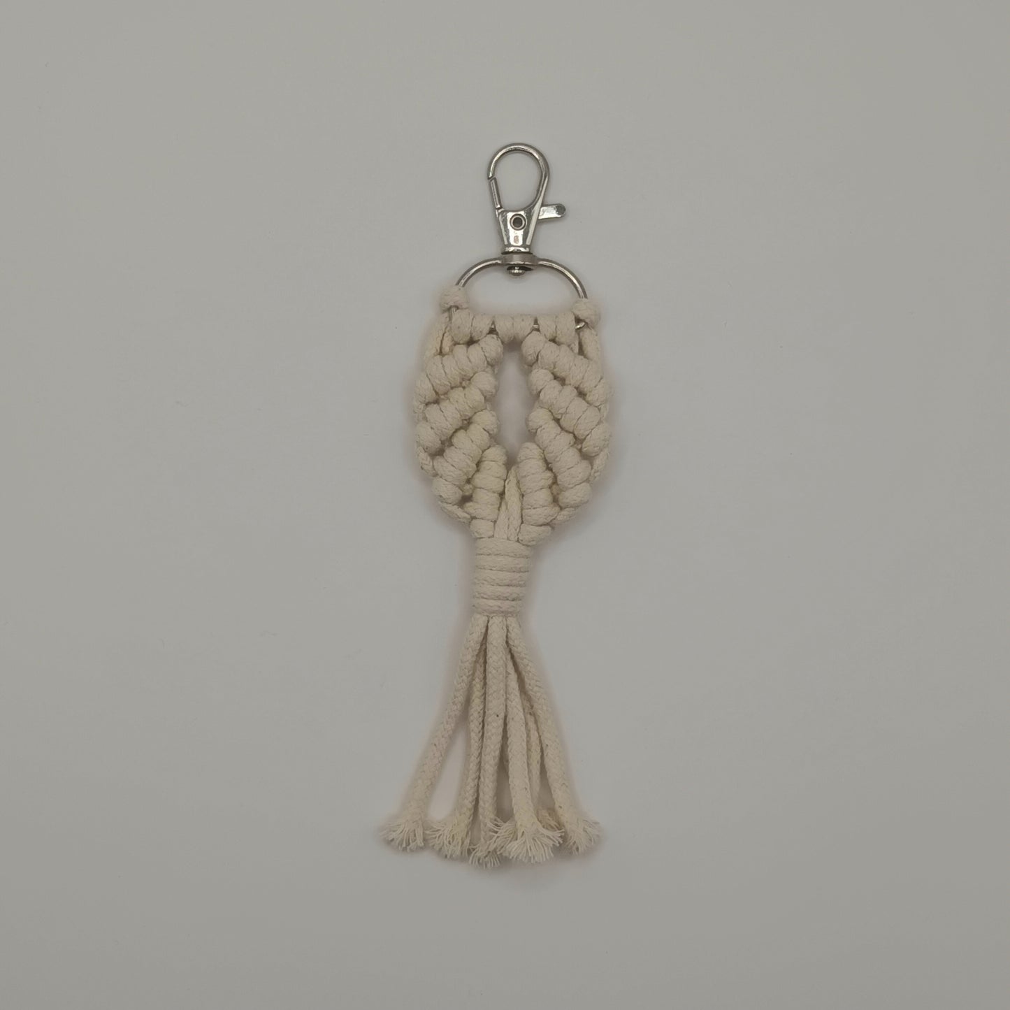 Macrame Leaf Keychain (rope)