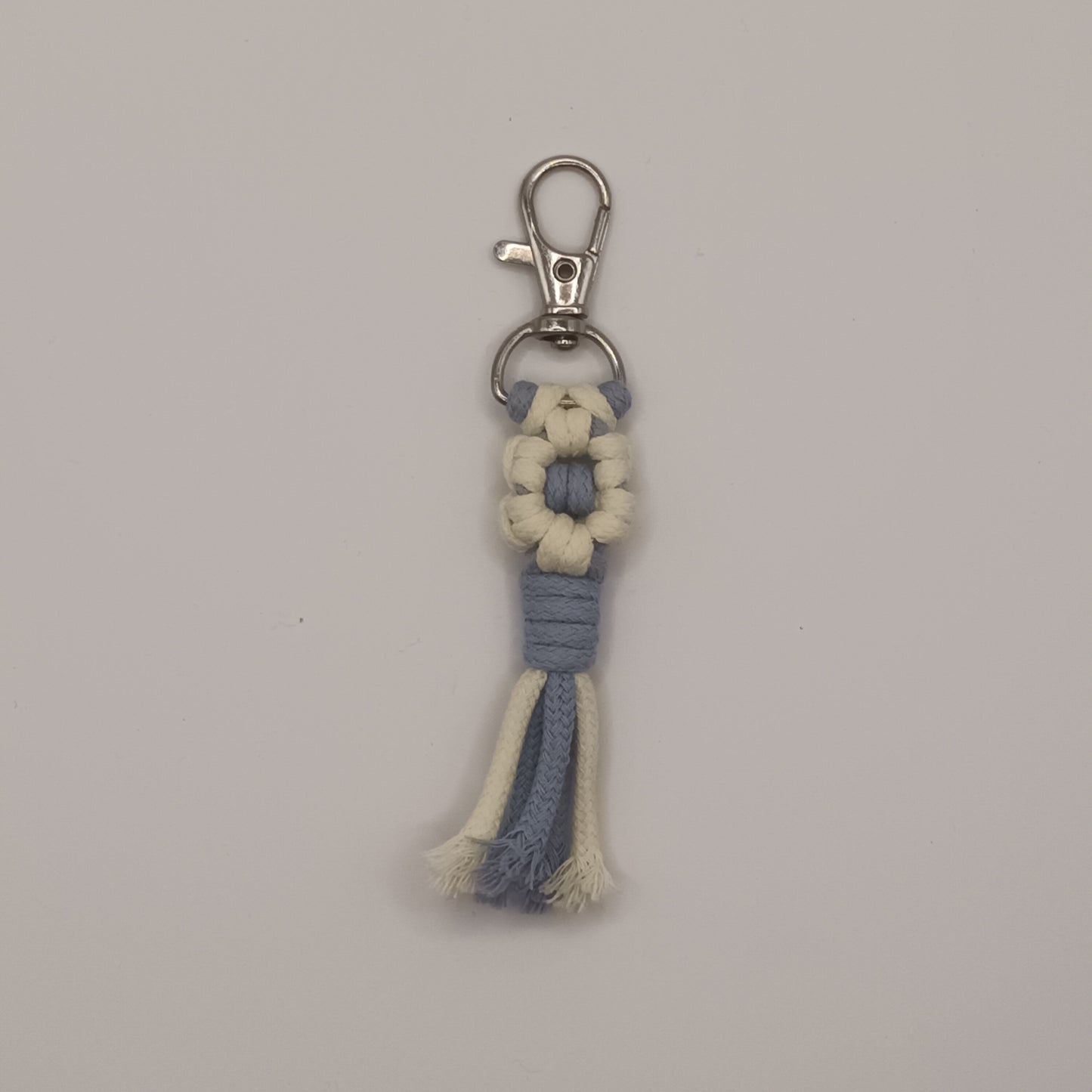 Macrame Flower Keychain