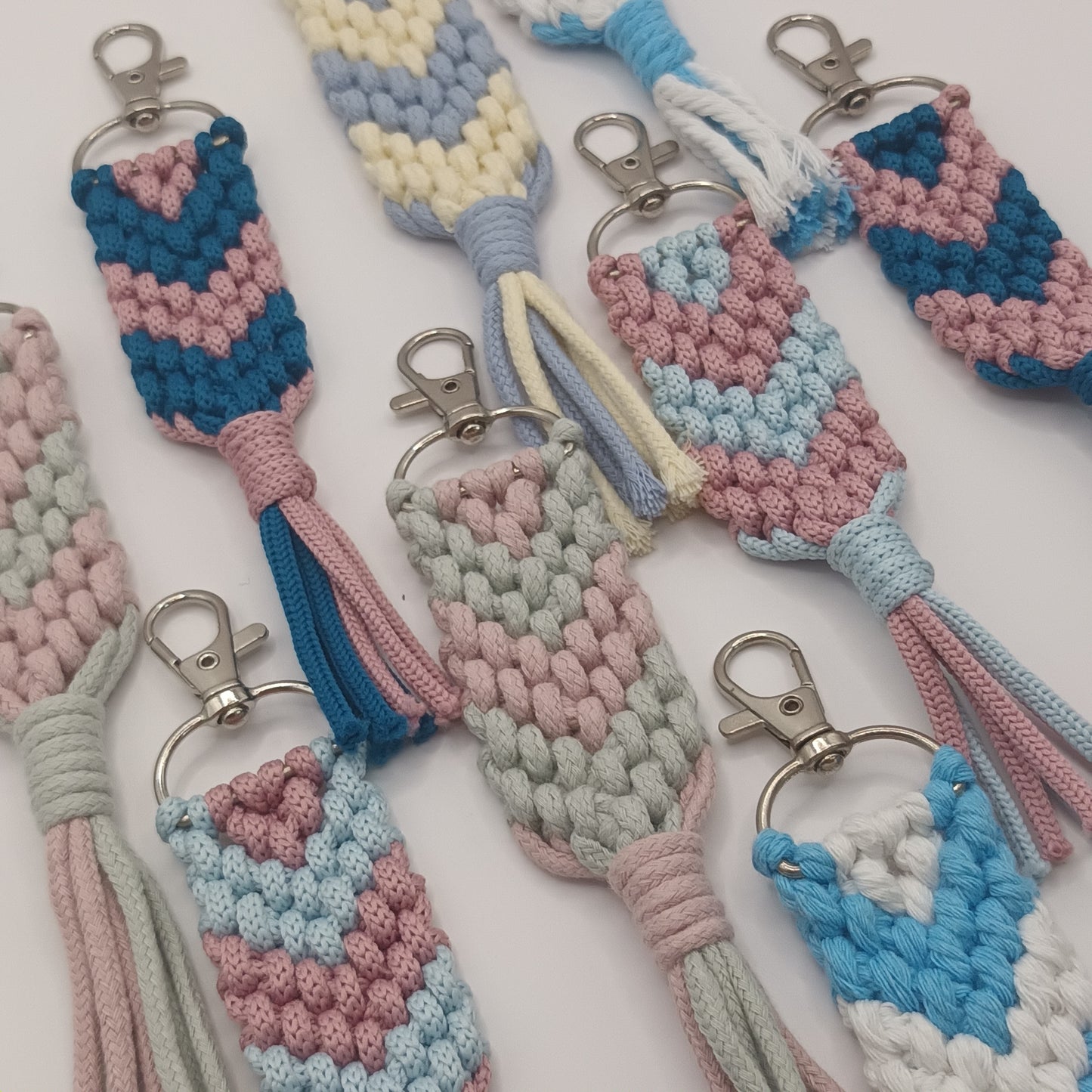 Macrame Flag Keychain