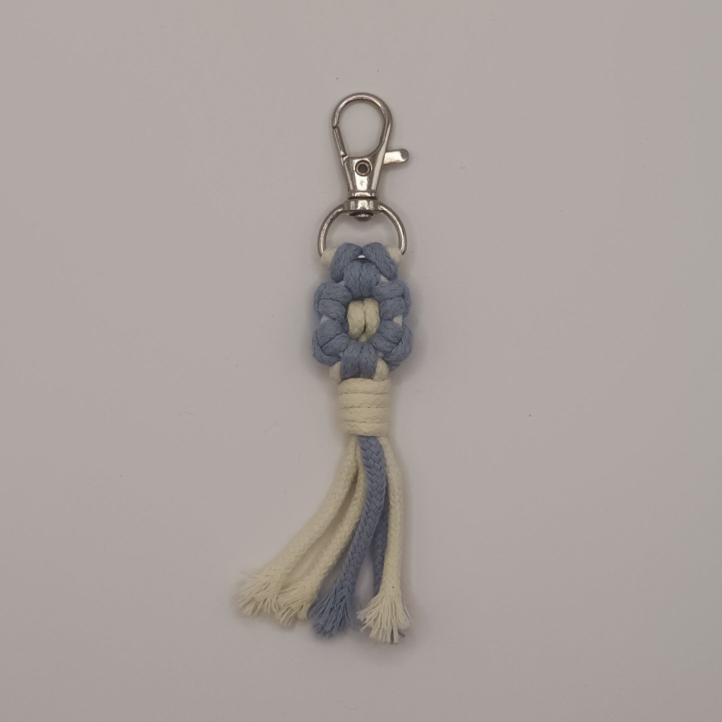Macrame Flower Keychain