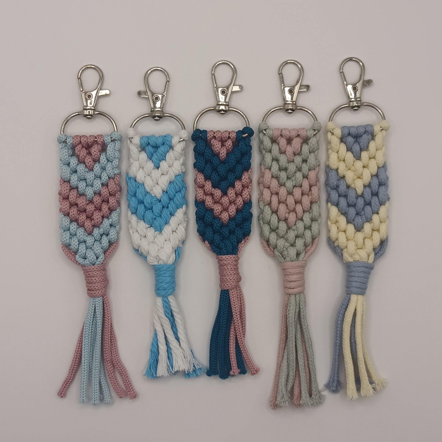 Macrame Flag Keychain