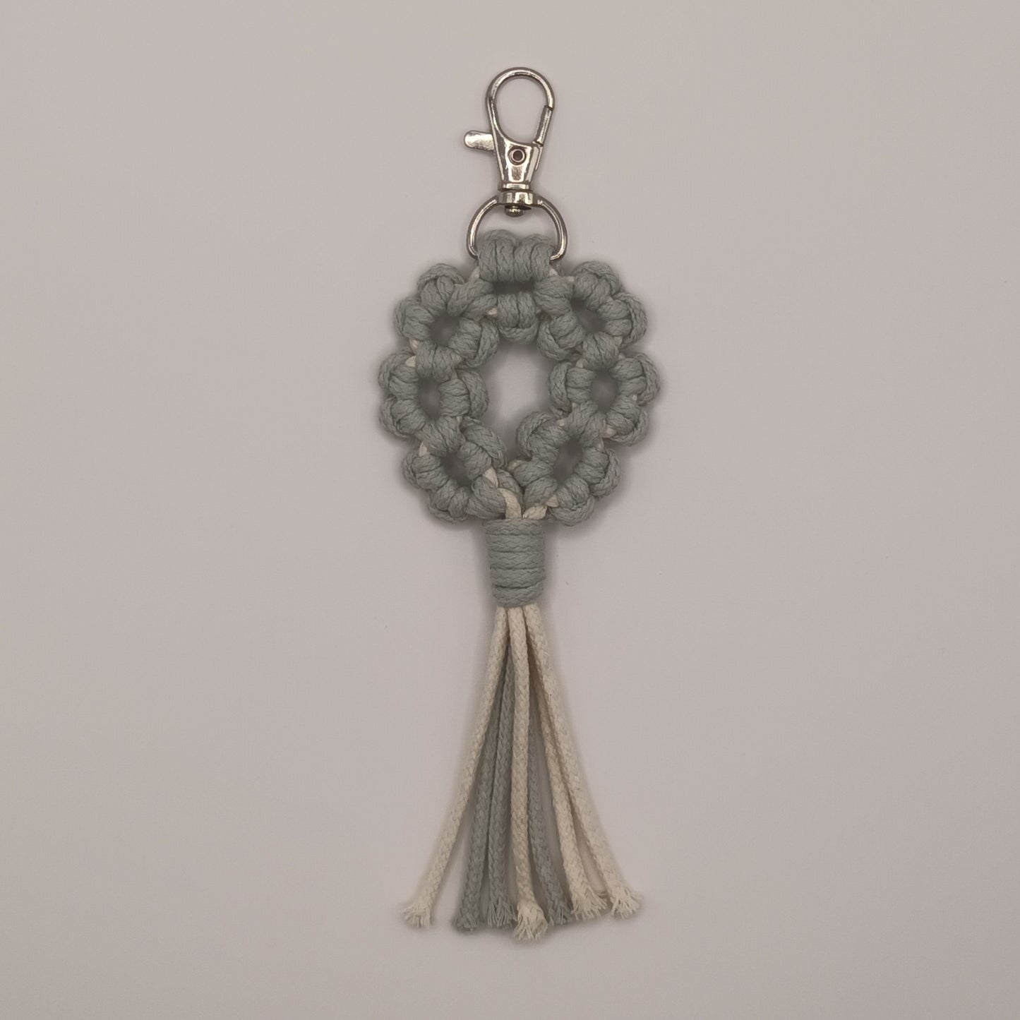 Macrame Flower Reef Keychain (rope)
