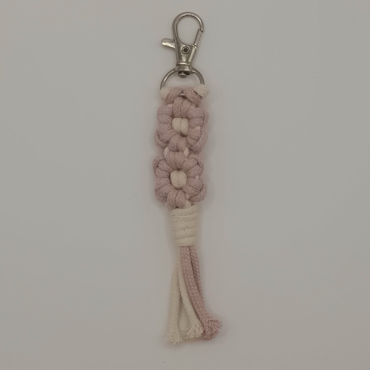 Macrame Flower Keychain