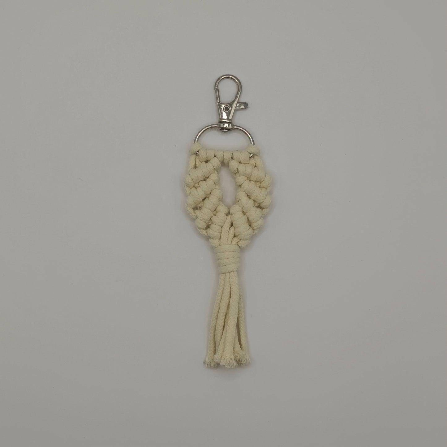 Macrame Leaf Keychain (rope)