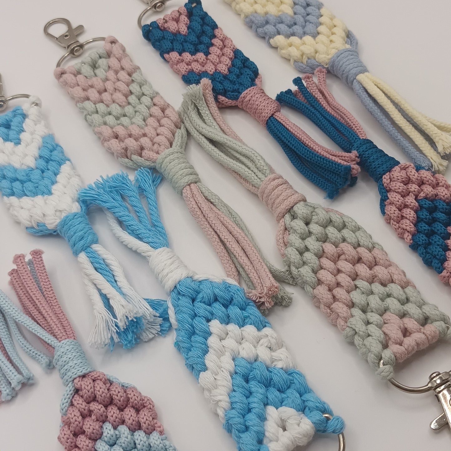 Macrame Flag Keychain