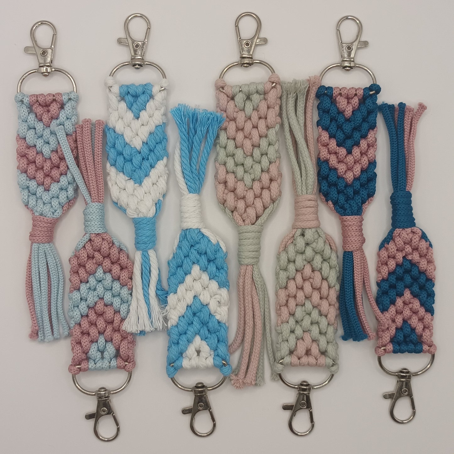 Macrame Flag Keychain
