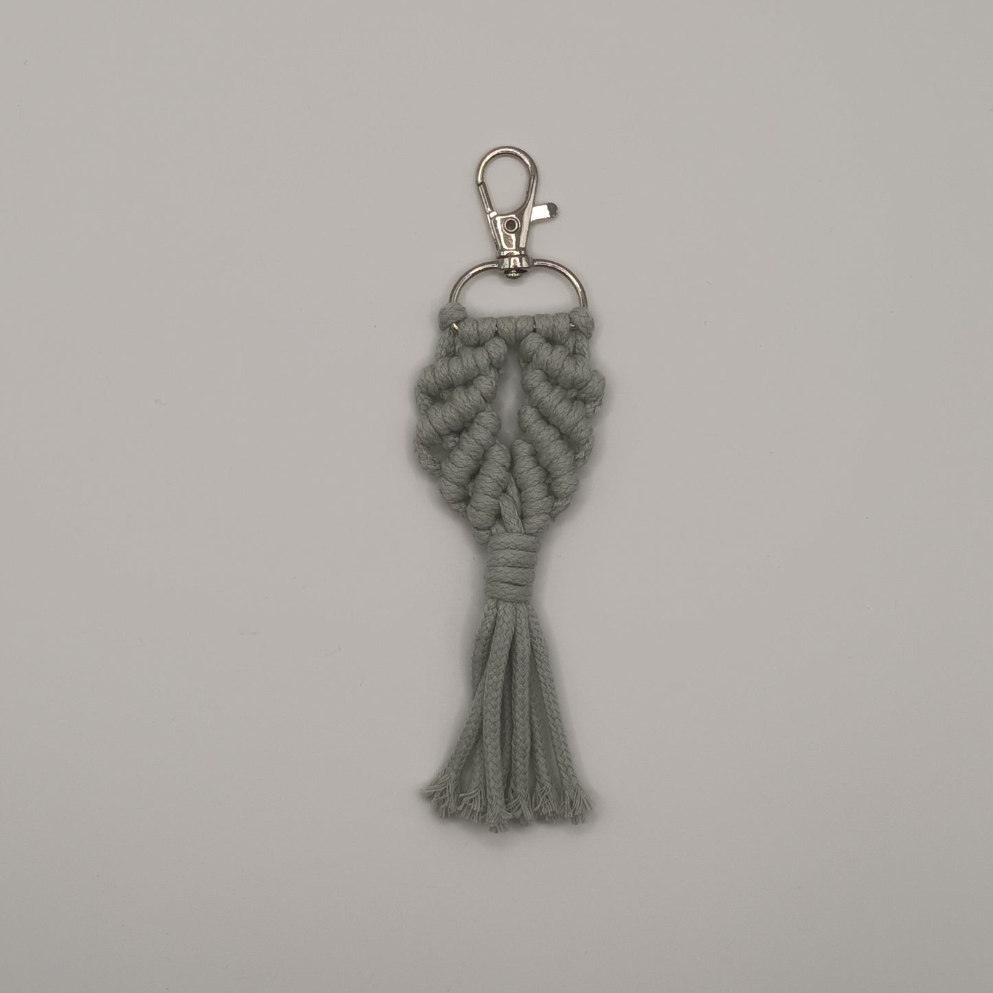 Macrame Leaf Keychain (rope)